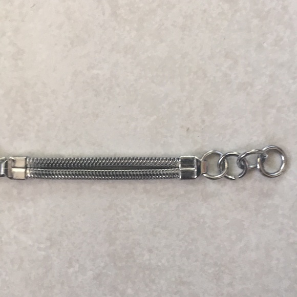 STERLING SILVER HEART BRACELET - Picture 4 of 8